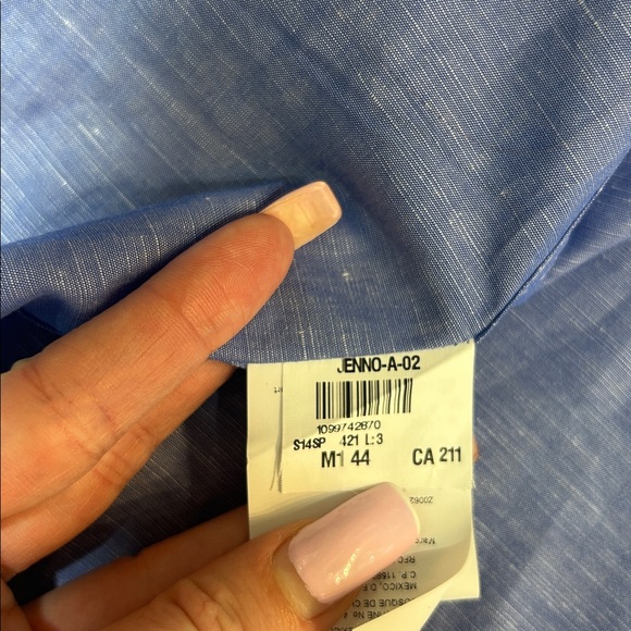 🇨🇦 Hugo Boss Men's Casual Blue Button-Down Shirt - Picture 7 of 9